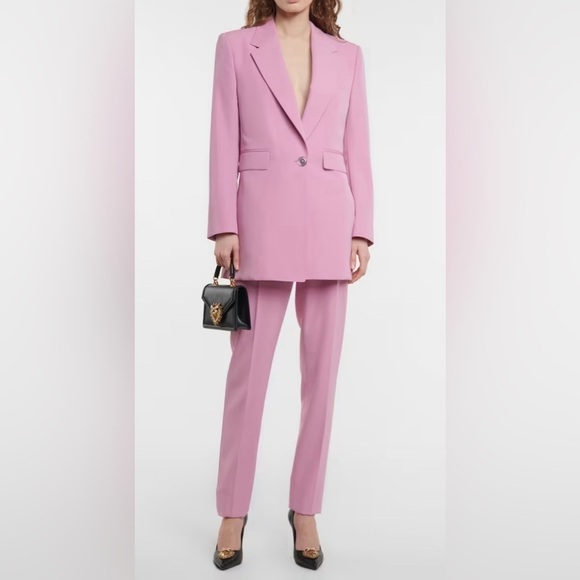 CURRENT SEASON Dolce & Gabbana light pink single breasted blazer NWT - Picture 1 of 14